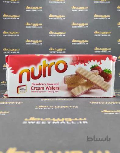 ویفر نوترو کرم دار 150 گ Nutro-توت فرنگی