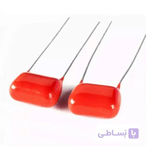 خازن 10 نانوفاراد 100 ولت MKT — تصویر 1
