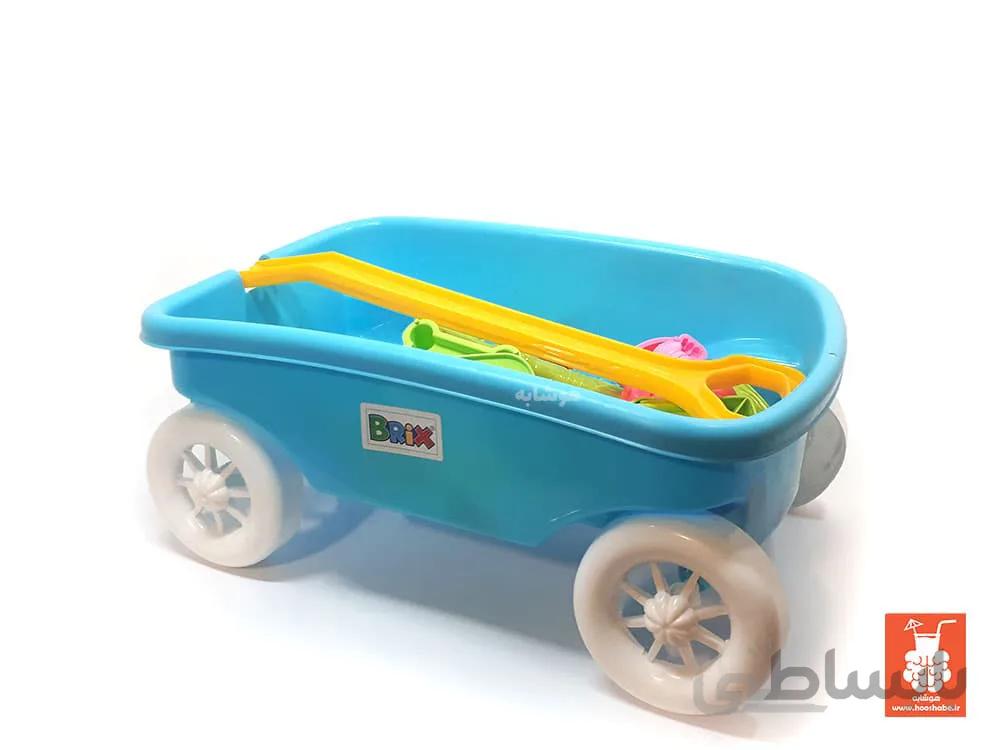 گاری ساحلی بریکس با قالب شن بازی 7816