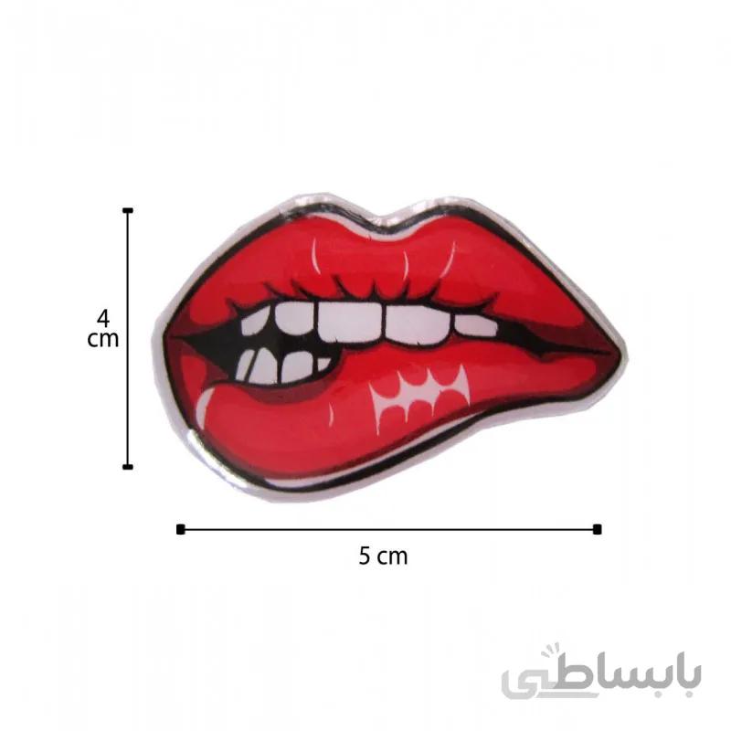 برچسب ژله ای طرح لب