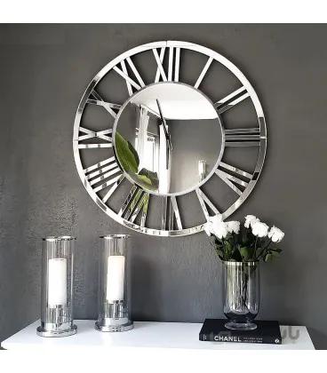 ساعت دیواری آینه ای طرح هرمز