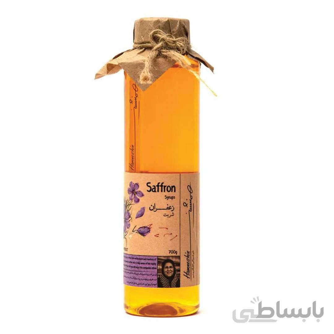 شربت بیدمشک زعفران همنشین