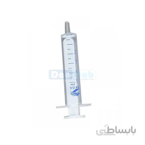 سرنگ ۵ سی سی لوئر لاک سه تیکه با سرسوزن ۲۳ سوپا | Supa 5cc Syringe