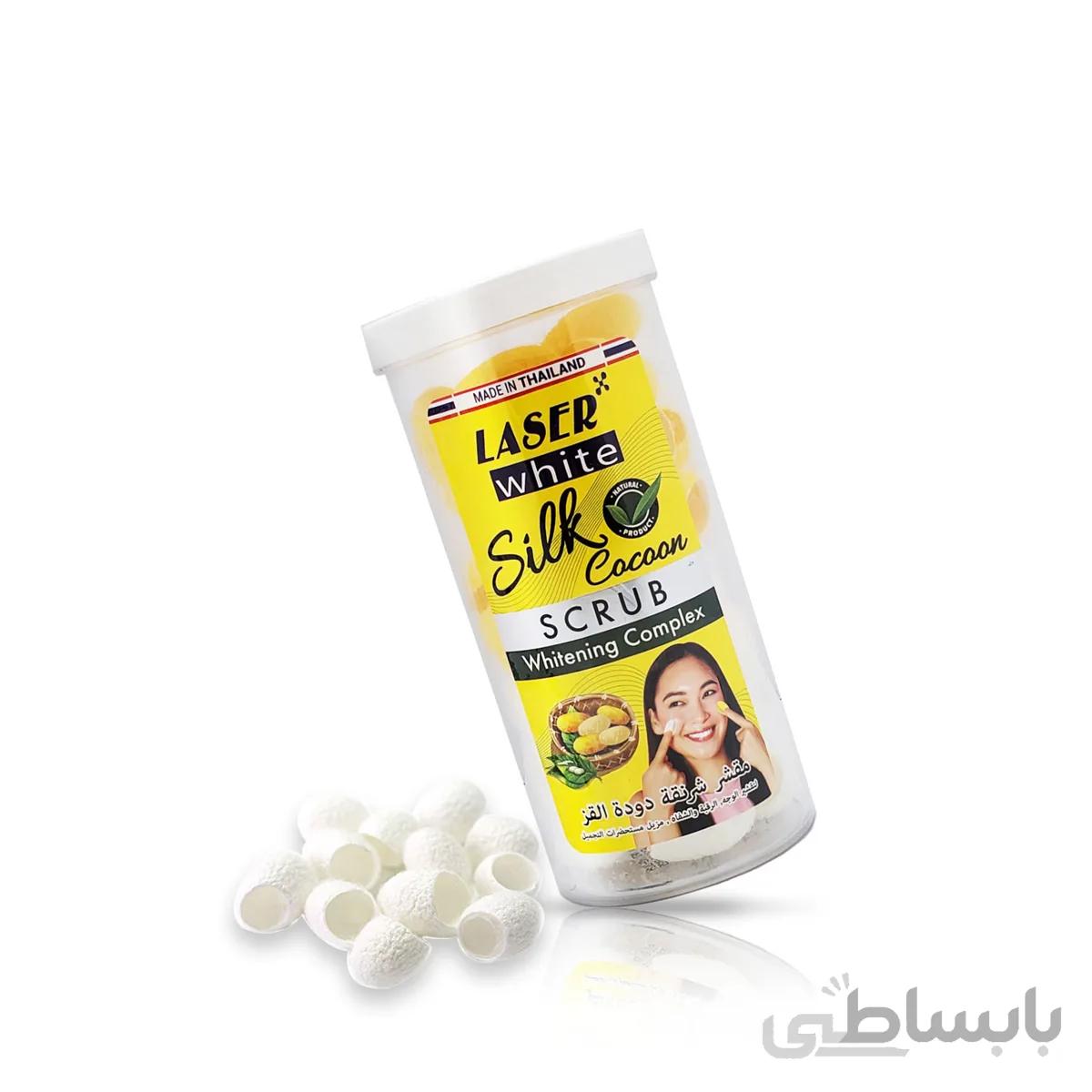 اسکراب پیله ابریشم LASER WHITE
