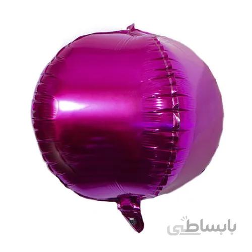 بادکنک فویلی ۴ بعدی بنفش