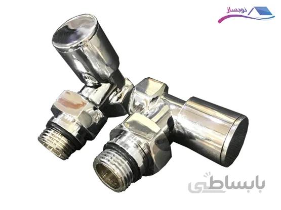 شیر رادیاتور NHA کروم براق