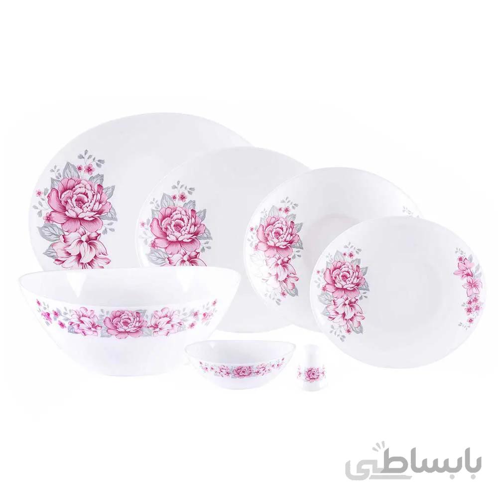 سرویس غذا خوری 28 پارچه پارس اوپال طرح 266