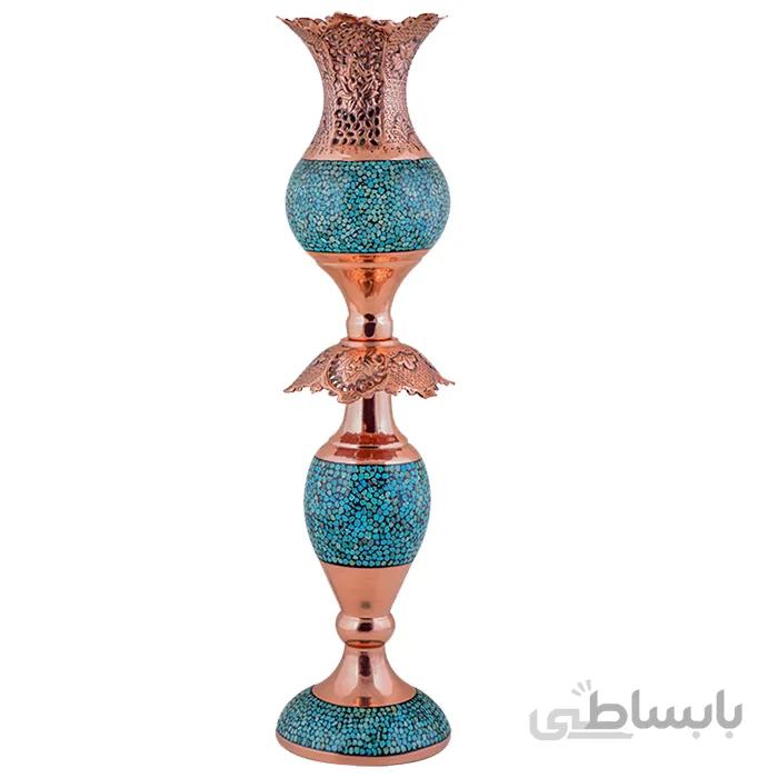 لاله فیروزه کوب اثر آقاجانی ارتفاع 55 سانتی متر کد LAF-02