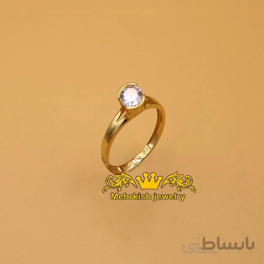 انگشتر نگینی کد 931782