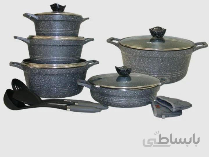 سرویس قابلمه چدن یونیک 14 پارچه 7963