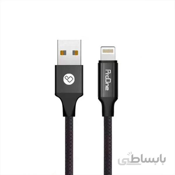 کابل تبدیل USB به Lightning پرووان مدل PCC155 طول 1 متر