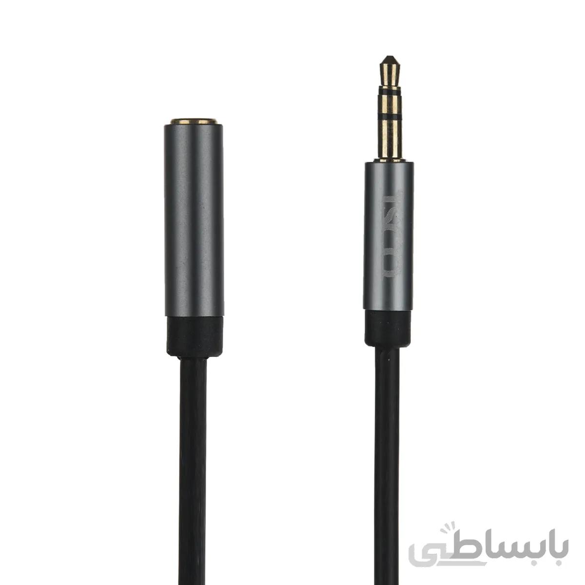 کابل افزایش طول AUX تسکو مدل TC AU6 طول 1 متر ا TSCO TC AU6 AUX Extension Cable 1m