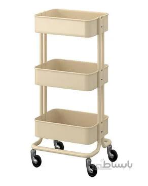 IKEA ترولی کرمی ایکیا مدل RASKOG