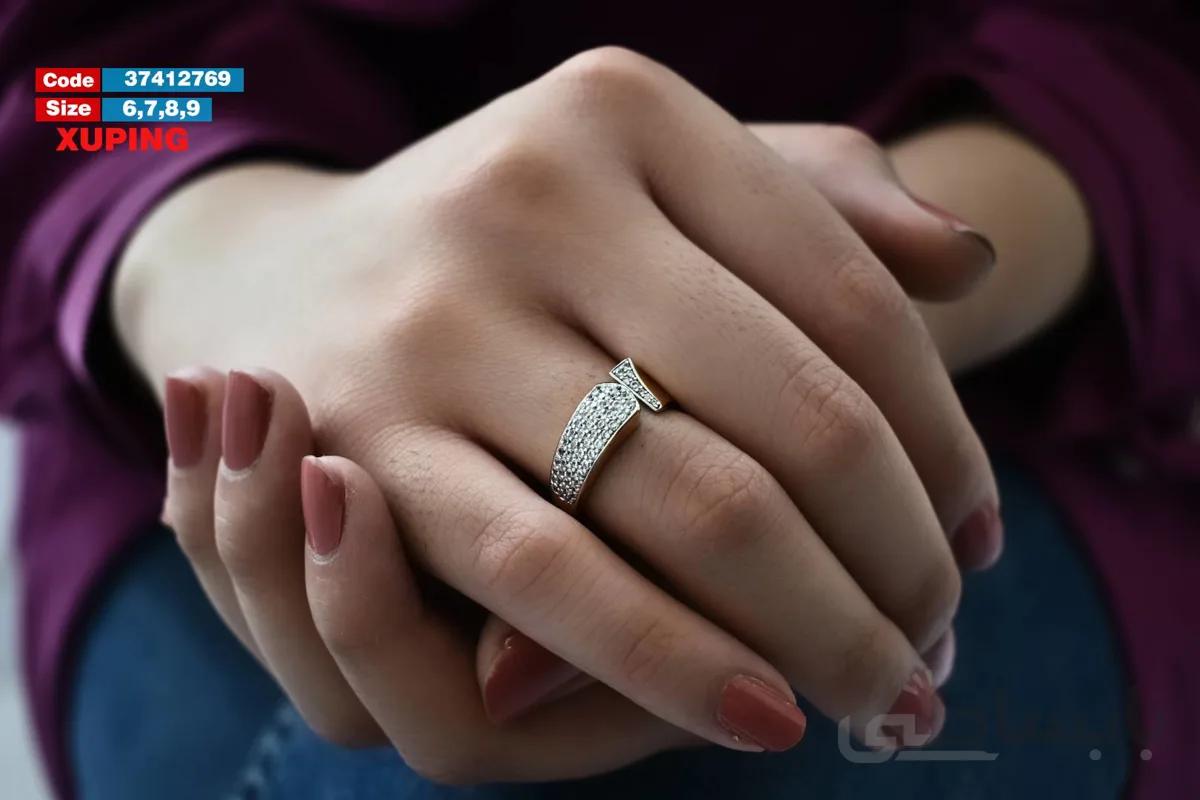 انگشتر ژوپینگ طرح طلا