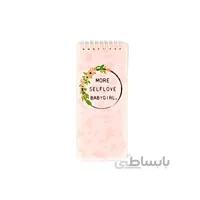 دفترچه سیمی مستطیل حلقه گل
