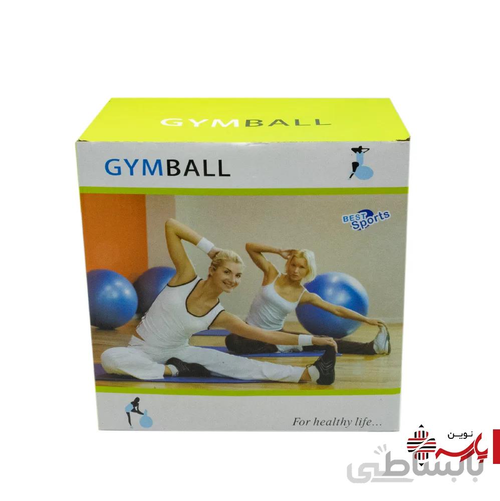 توپ ایروبیک 85 سانت با تلنبه جیم بال