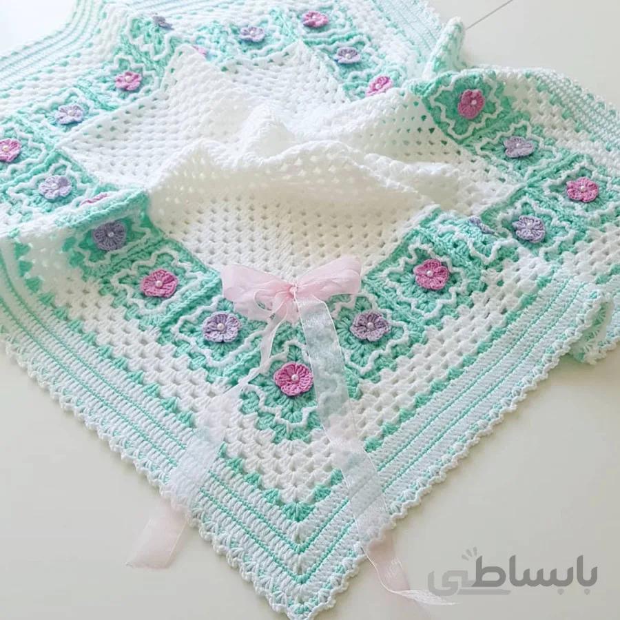 پتونوزادی قلاب بافی کد 886887