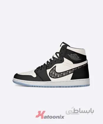 کتانی Nike Air Dior ا کتانی Nike Air Dior-LightGray-43