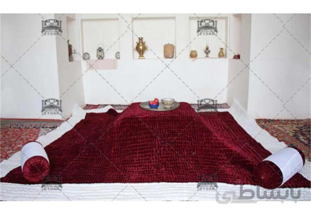 لحاف کرسی یلدا زرشکی ا Quilt seats Yalda Crimson