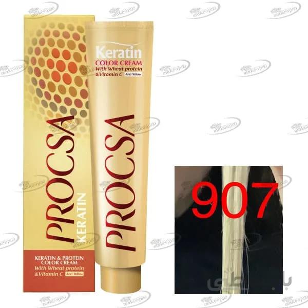 رنگ مو پروکسا بلوند یاسی شماره907