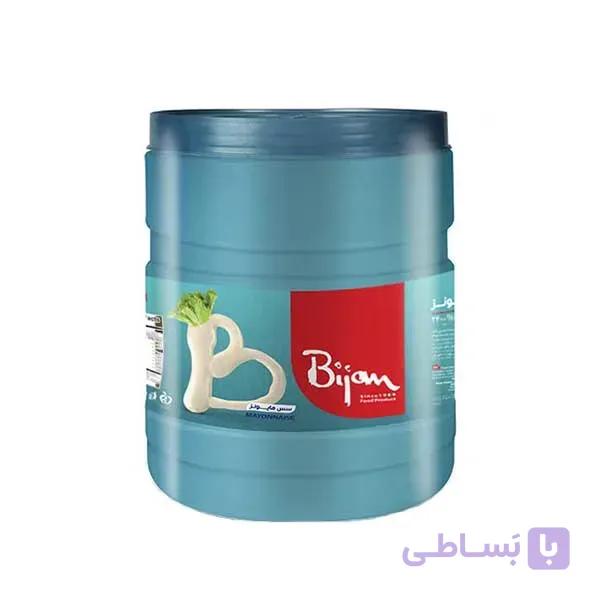 سس مایونز بیژن دبه 1800 گرمی (6 عددی) ا bijan mayonnaise sauce