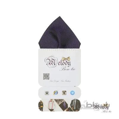 دستمال جیبی سری تربلی (خالدار بنفش )
