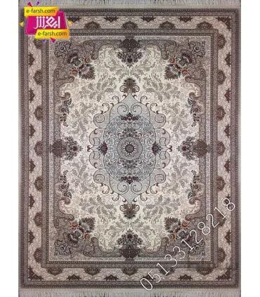 فرش ماشینی آرا مشهد طرح 25600 کرم