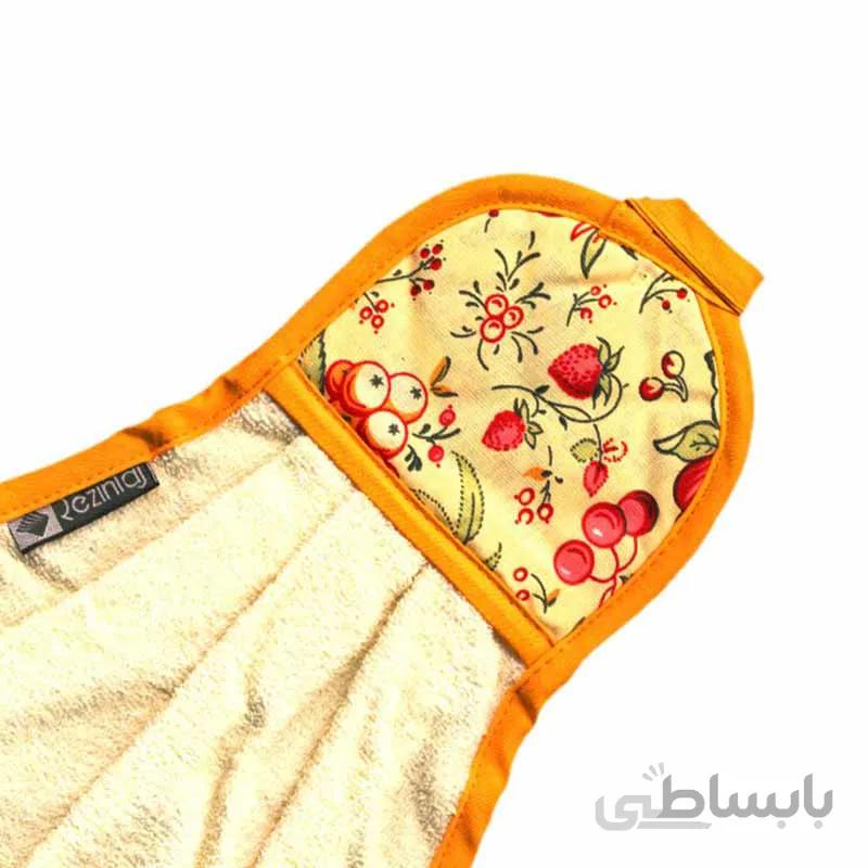 حوله آشپزخانه چاپی رزين تاژ طرح تمشک