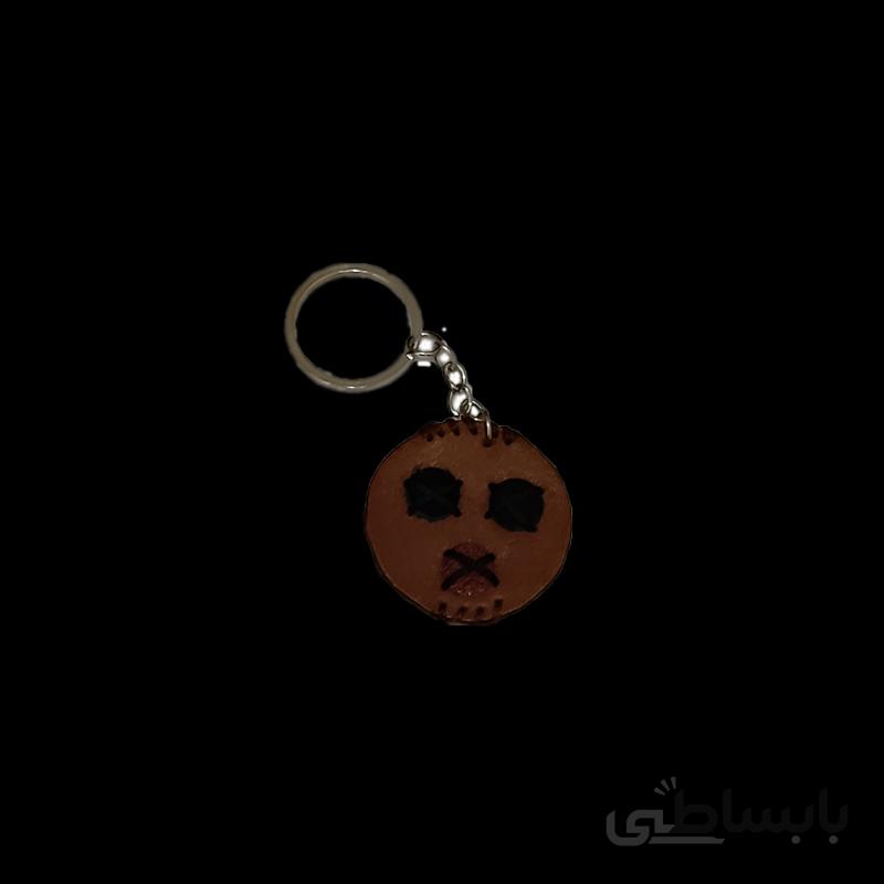 جا کلیدی چرم طبیعی طرح آدمک