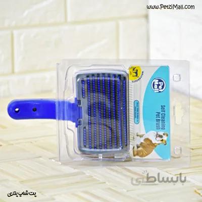 برس مخصوص سگ دارای دکمه تخلیه مو برند پت مال کد۴۵۳