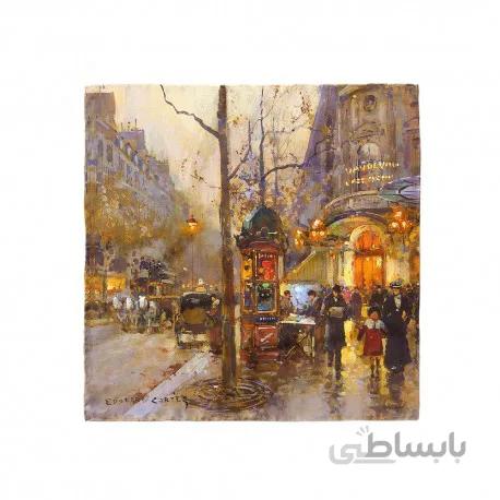 پوشت (دستمال جیب) رنگ روغن