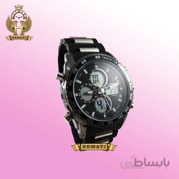 ساعت مردانه دو زمانه اچ پلو HPOLW H9908 مشکی_نقره ای