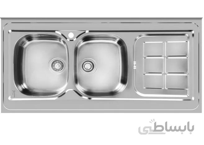 سینک ظرفشویی روکار کد 148 اخوان ا AKHAVAN کد 313293