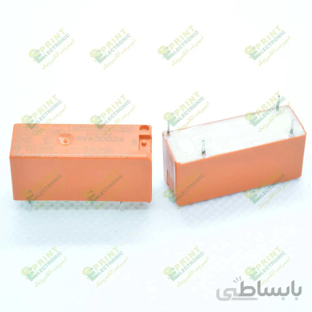 رله 24 ولت پایه معکوس 4 پایه 8 آمپر SCHRACK RYA30024