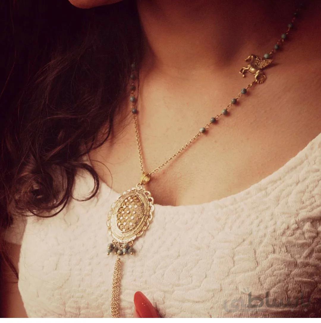 گردنبند زنانه نقره