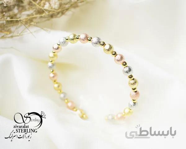 دستبند النگویی البرنادو زنانه دو رنگ