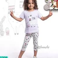 ست تیشرت و شلوارک بچه گانه دخترانه شیک کد 1518 - فروشگاه اینترنتی بچه شیک