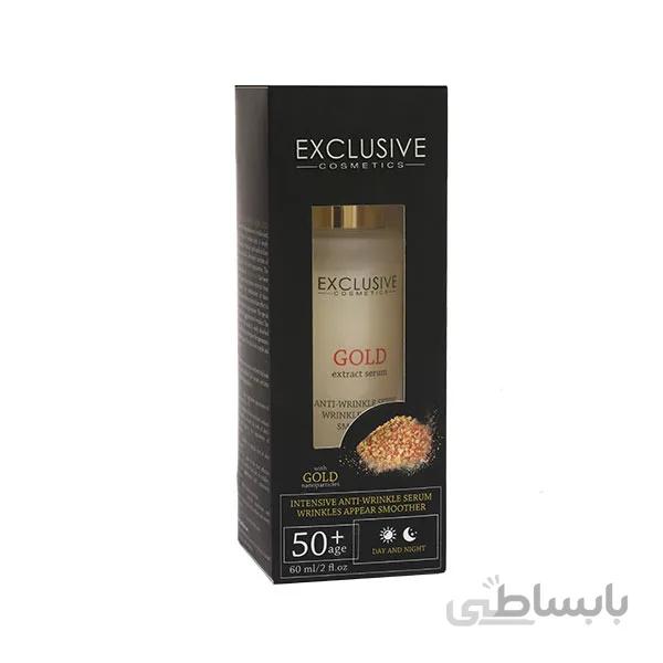 سرم ضد چروک اکسکلوسیو حاوی عصاره طلا حجم 60 میل