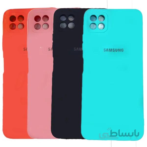 قاب سیلیکونی محافظ لنزدار سامسونگ مدل Samsung Silicone Cover for A22 5G