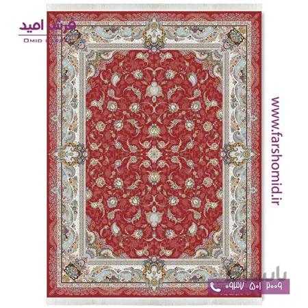 فرش ماشینی 1200 شانه 8 رنگ افشان سحر روناسی قالی کشمیر