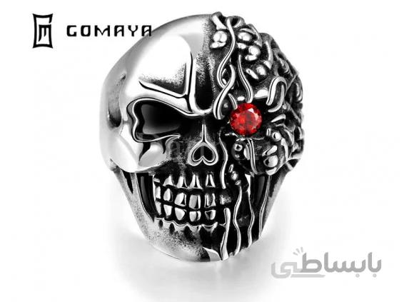 انگشتر مردانه جمجمه دیفانکت-Gomaya.R.9