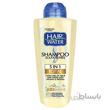 شامپو 5 در 1 کامان مدل Hair Water مناسب انواع مو حجم 400 میل