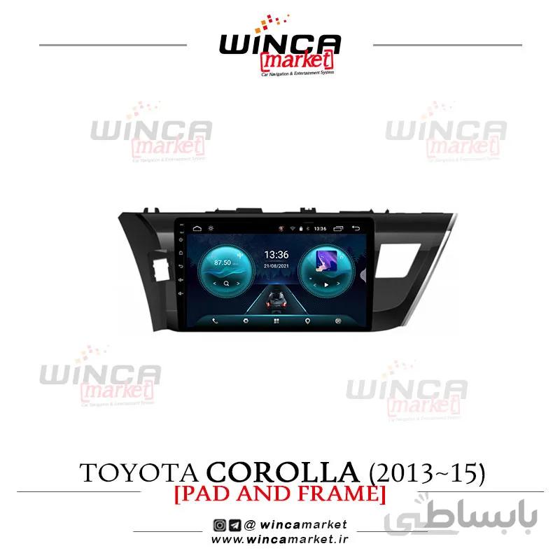 مانیتور فابریک تویوتا کرولا 2013-2015 Corolla سری اس S400 پلاس وینکا مدل RS855