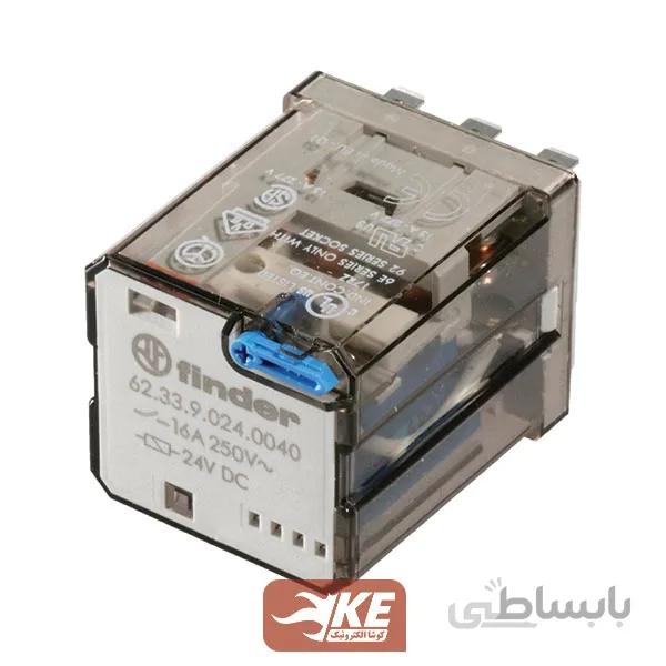 رله 24VDC سه کنتاکت 16 آمپر فیندر 623390240040