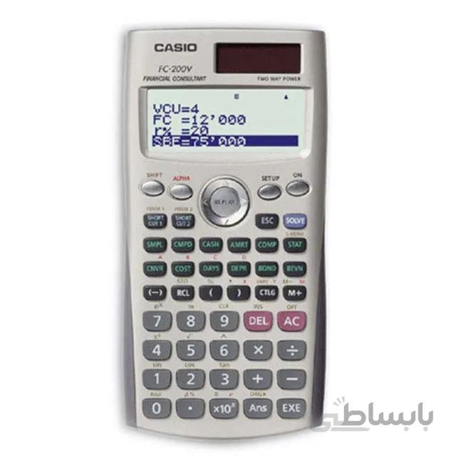 ماشین حساب FC-200V کاسیو ا Casio FC-200V Calculator