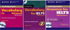 مجموعه 3 جلدی Cambridge Vocabulary and Grammar for IELTS