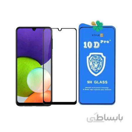 گلس تمام صفحه گوشی سامسونگ Galaxy A22 4G مدل 10D Pro ا 10D Pro Full Glass Screen Protector For Samsung Galaxy A22 4G