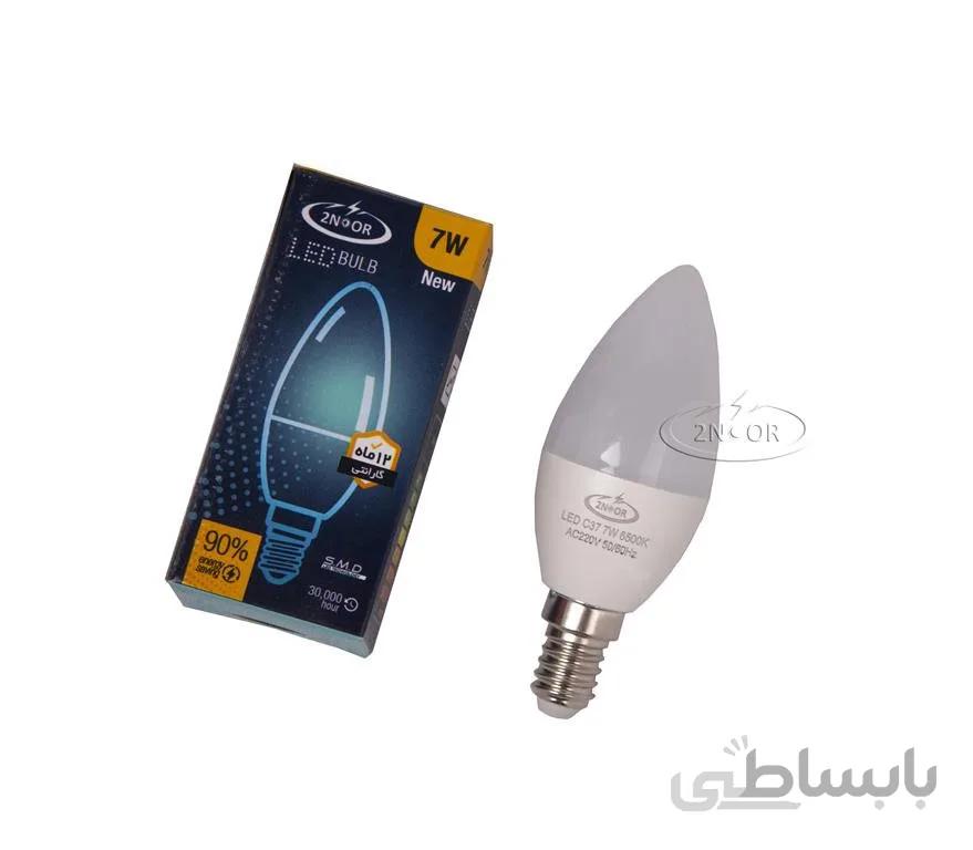 لامپ ۷ وات شمعیE 14 دونور