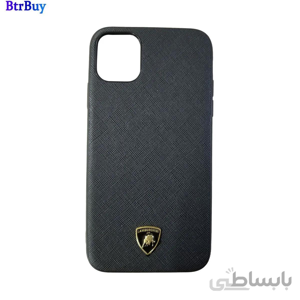 قاب چرمی سوزنی لوگو lamborghini مناسب iphone 11