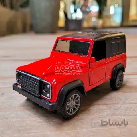 ماکت ماشین عقب کش مدل لندرور قرمز کد P/A8121/C